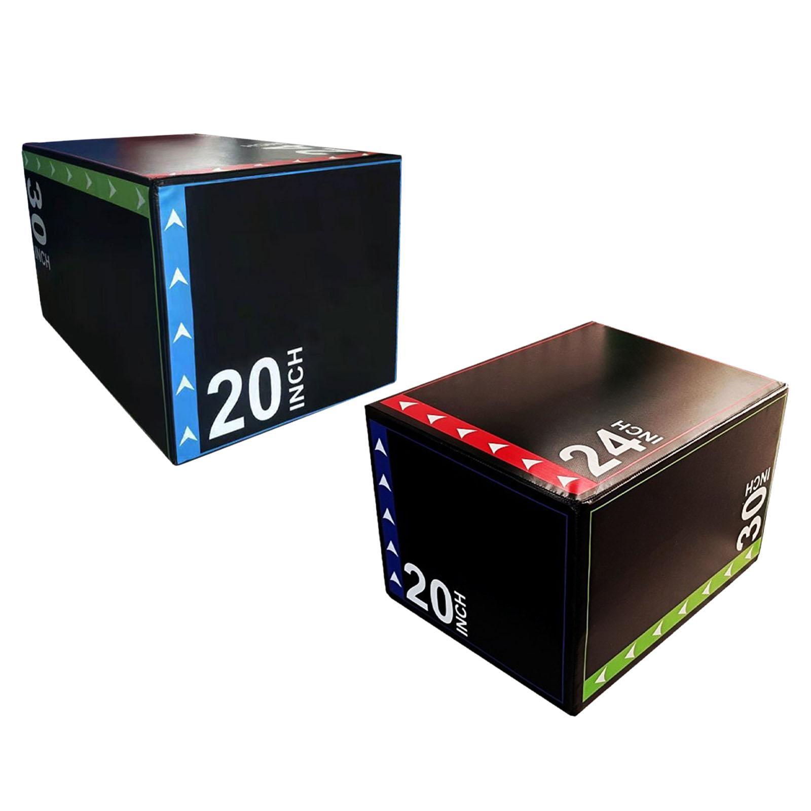 Box Jump Plyo - 3-in-1-Plyometrische Sprungbox, rutschfeste Fitness-Übung, Aufwärtsbox zum