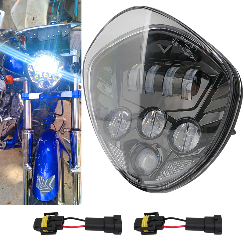 Schwarze LED-Motorrad-Scheinwe – Crossfit Victory Bewertung und Preis