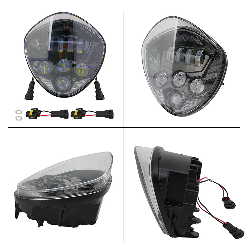 Schwarze LED-Motorrad-Scheinwe – Crossfit Victory Bewertung und Preis