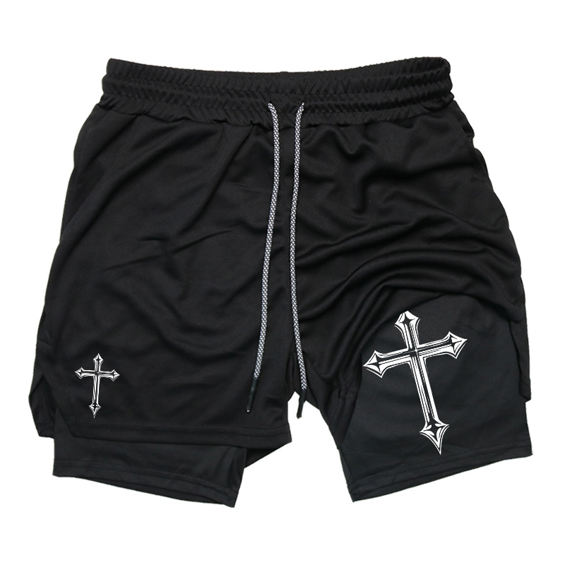 Cross Print 2-in-1 Workout-Lau – Crossfit Fitness Gear Bewertung und Preis