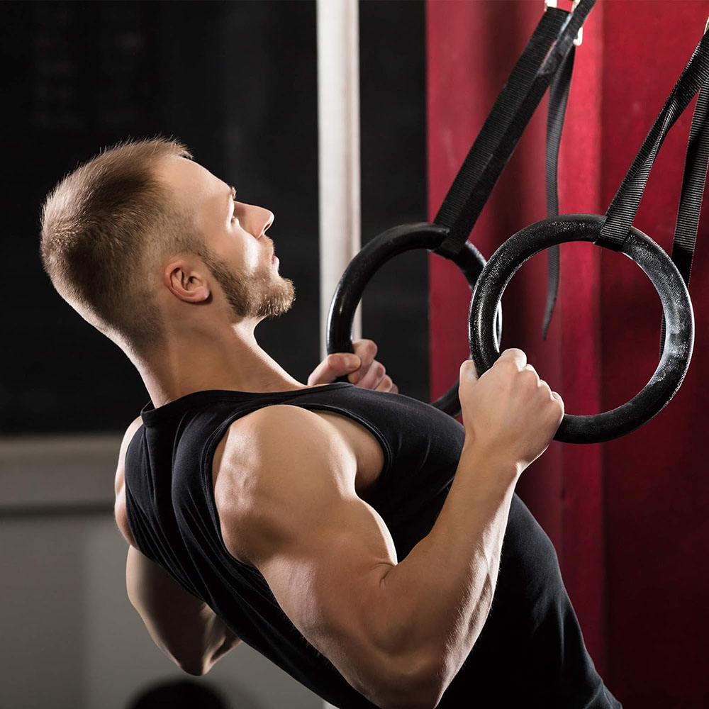 Fitness-Training, Gymnastikrin – Gymnastic Ring Wood Bewertung und Preis
