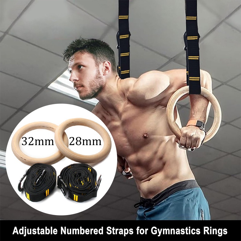 28mm 32mm Klimmzugringe, rutsc – Gymnastic Ring Wood Bewertung und Preis