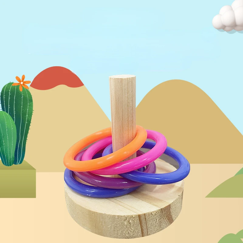 Interaktives Papageien-Ring-Sp – Gymnastic Ring Wood Bewertung und Preis