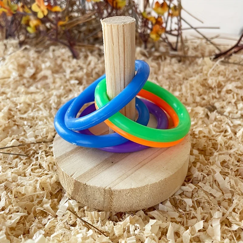 Interaktives Papageien-Ring-Sp – Gymnastic Ring Wood Bewertung und Preis